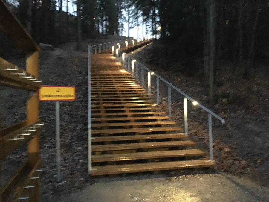 Kuva Savelan kuntoportaat